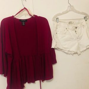 Free People Shorts &Cover Up
